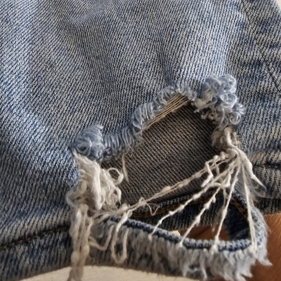 American Eagle Distressed Mom Jean Light Blue Women's Jeans - Picture 8 of 14